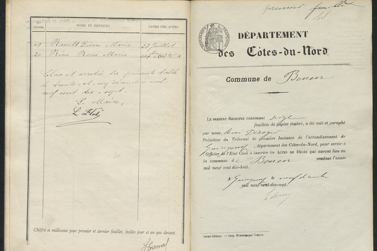 Des actes prochainement en ligne