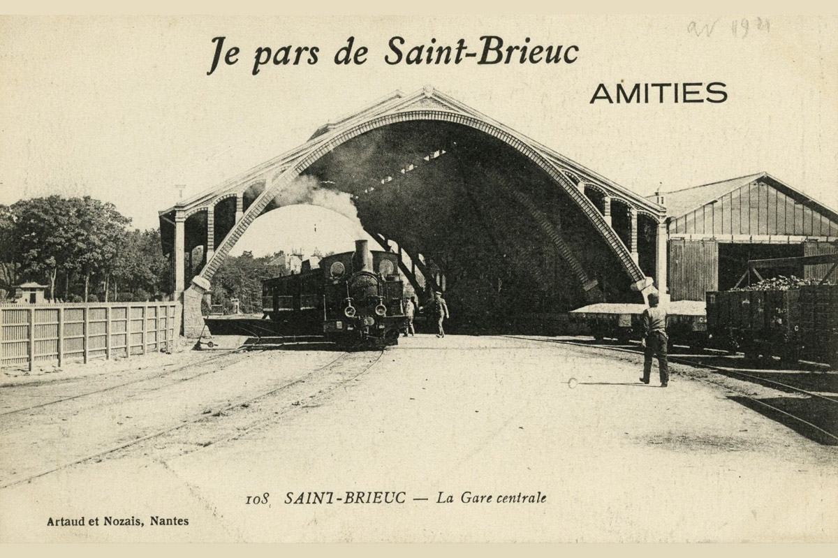 La gare centrale de Saint-Brieuc