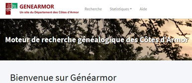 Généarmor - Moteur de recherche généalogique des Côtes d'Armor