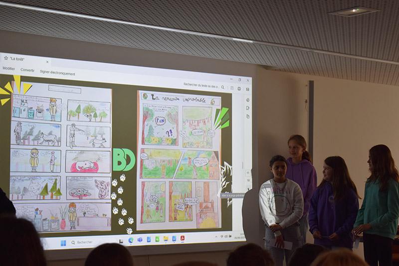 L'histoire de la forêt présentée par les élèves du collège Le Volozen L'histoire de la forêt présentée par les élèves du collège Le Volozen