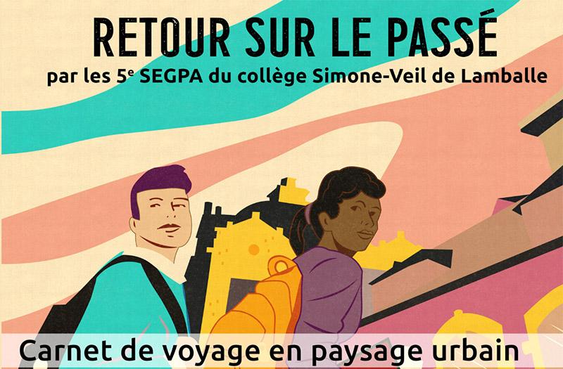 Visuel du carnet de voyage en paysage urbain, collège Simone-Veil, 2026