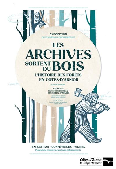 Les Archives sortent du bois. L'histoire des forêts en Côtes-d'Armor