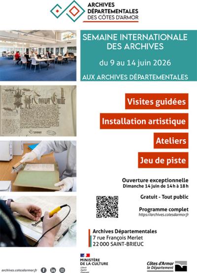 La Semaine internationale des archives - édition 2026