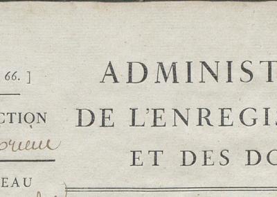 Administration de l'enregistrement, Rostrenen (AD 22, 3Q 4826)